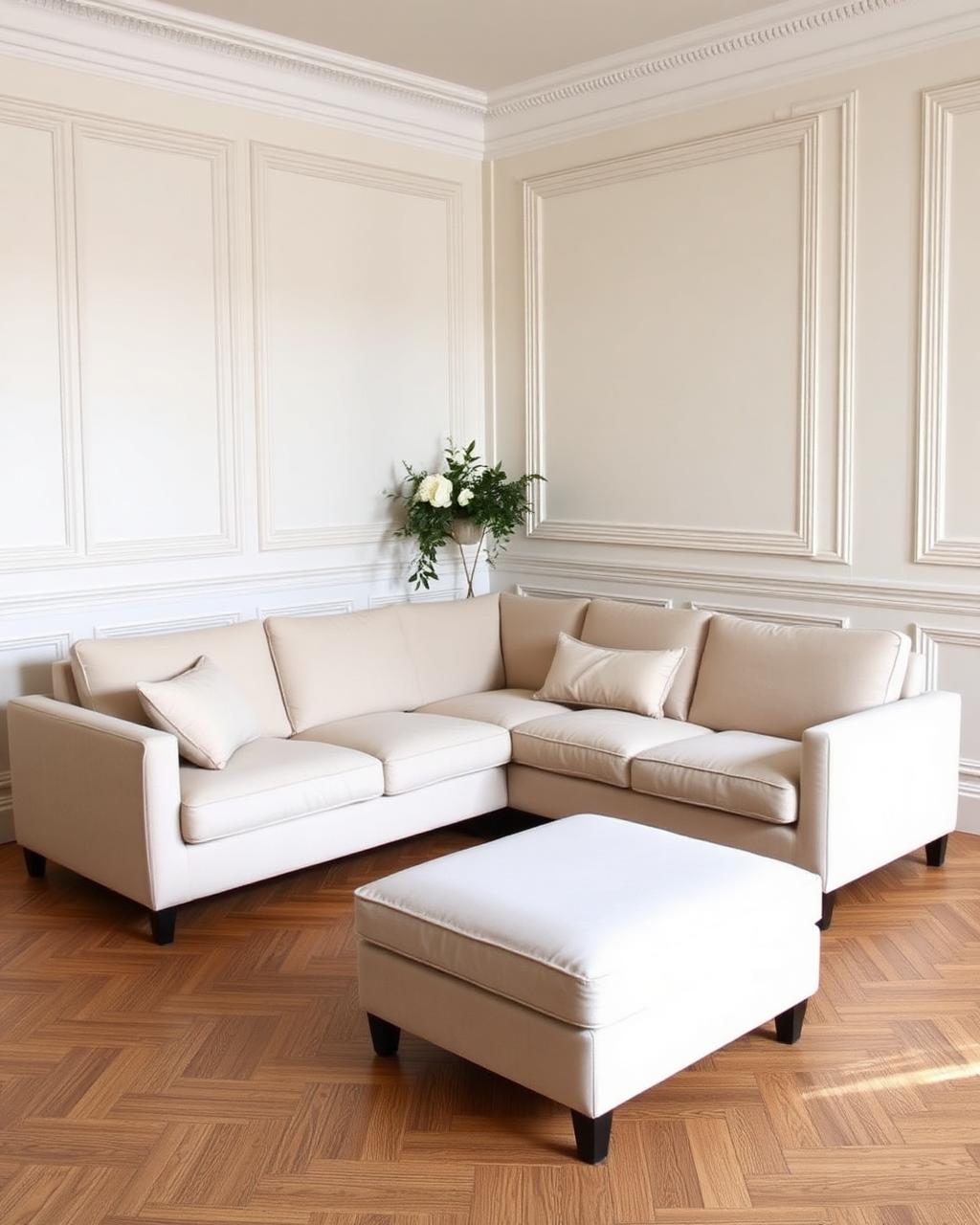 De Bommel hoekbank — Beige