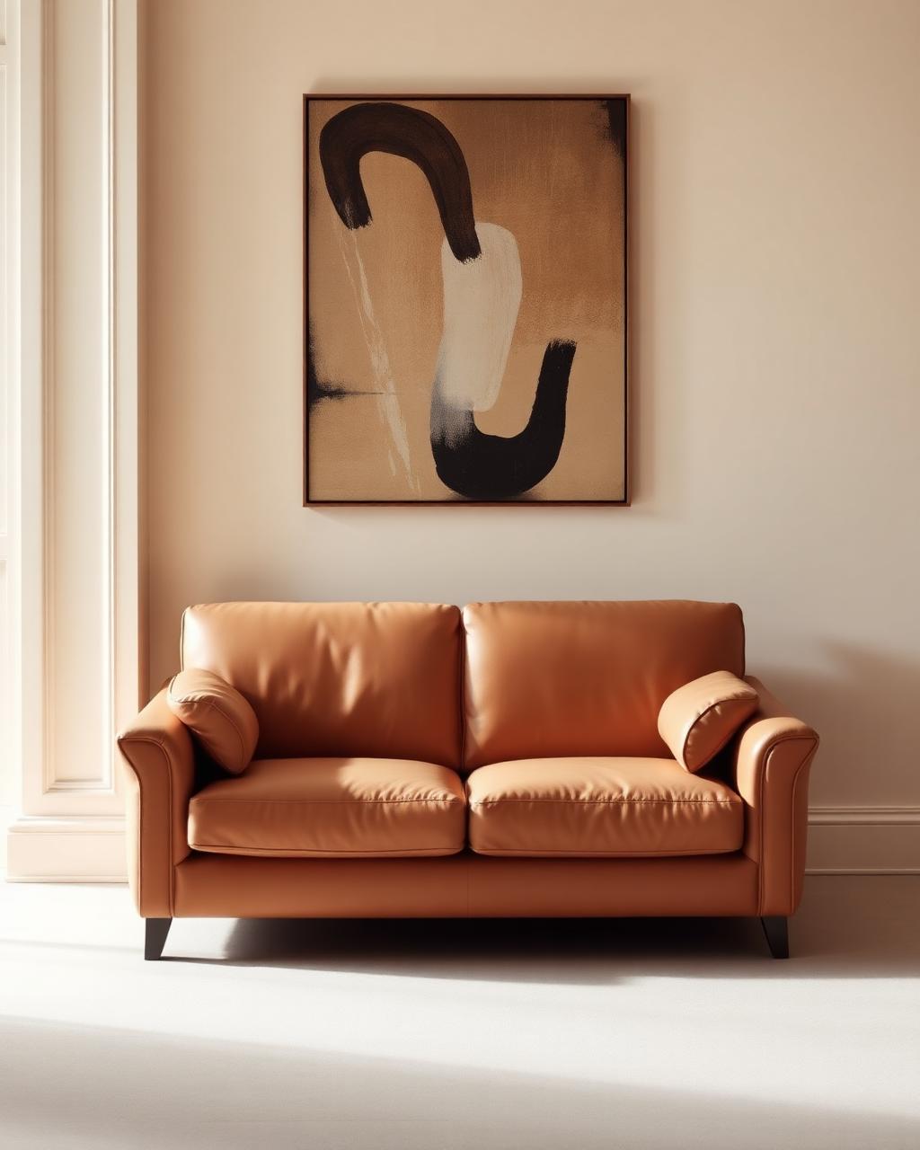 Villa One 2-zitsbank — Micro leder